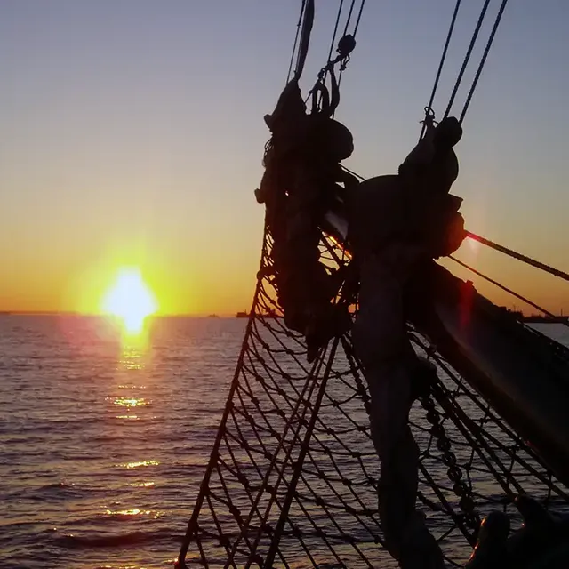 Sonnenuntergang auf der Ostsee